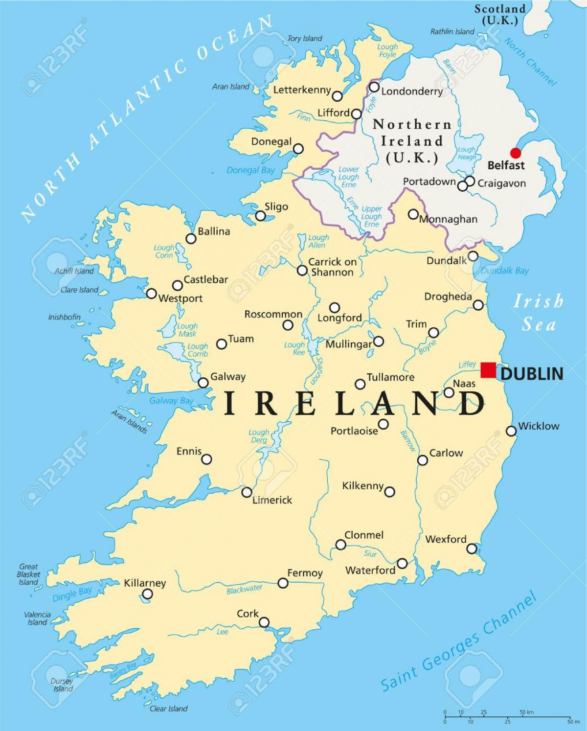 karta dublina Dublin irland karta   Dublin karta irland (ireland) karta dublina